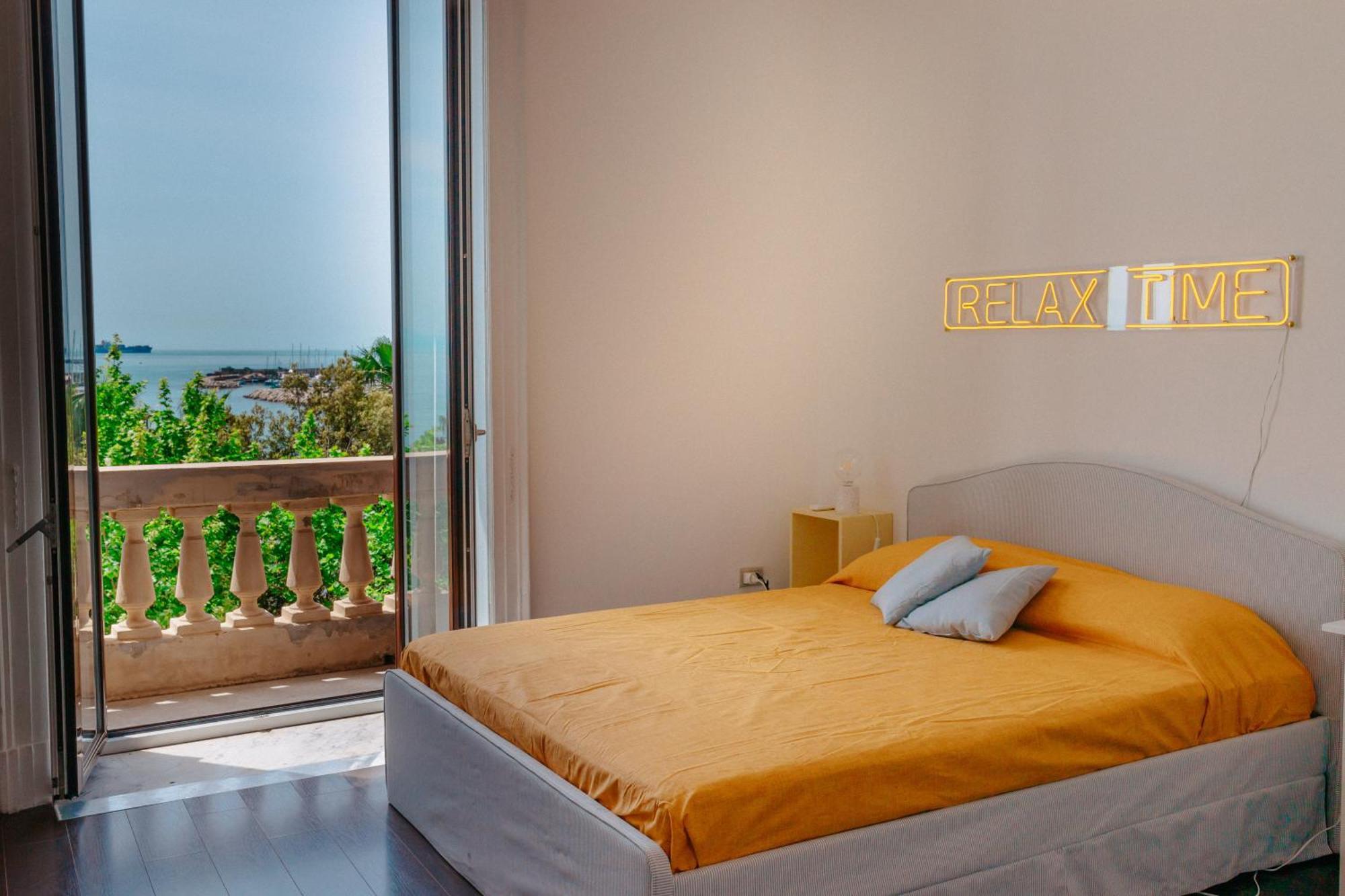 Blue Sea View Apartment Salerno Exterior foto